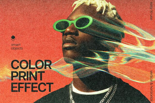 Color Print Photo Effect