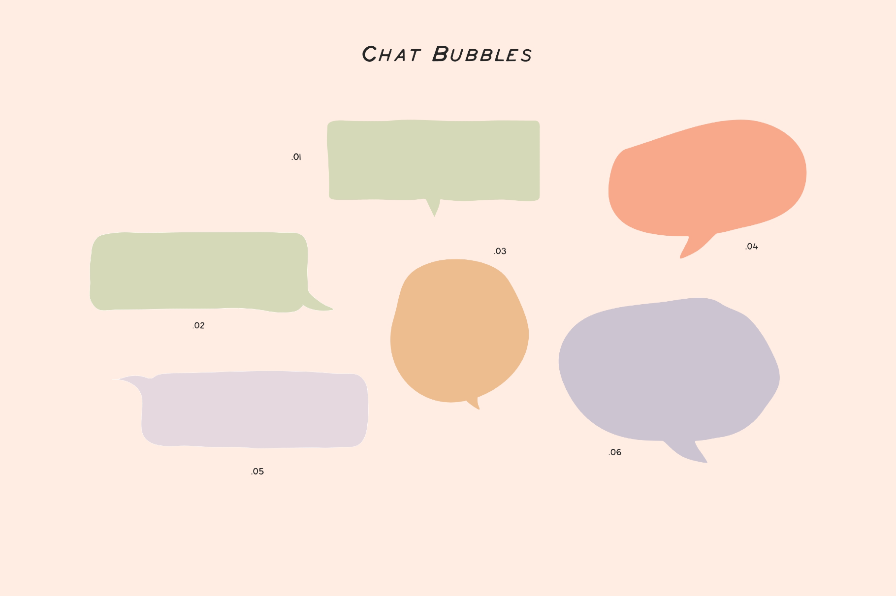 Bubbles, Arrows & Frames