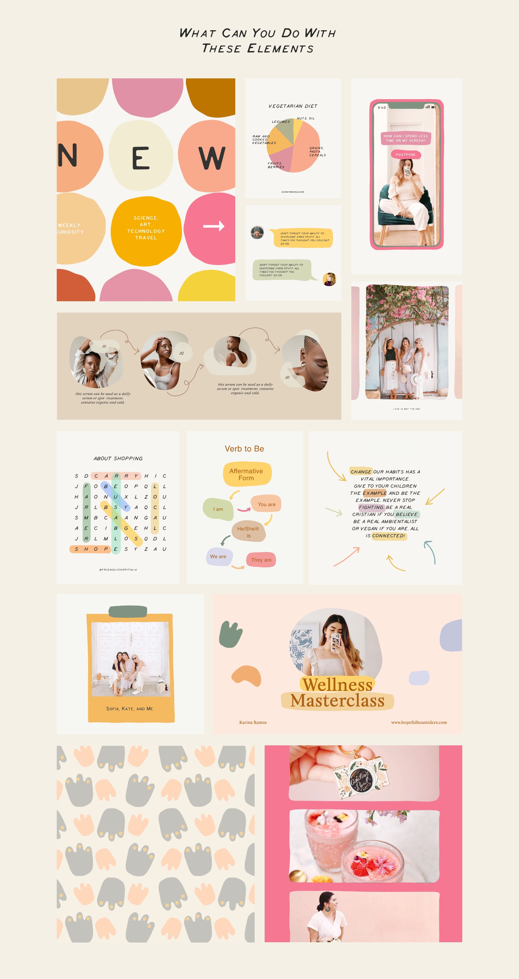 Bubbles, Arrows & Frames