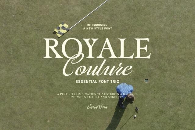 Royale Couture - Essential Font Trio