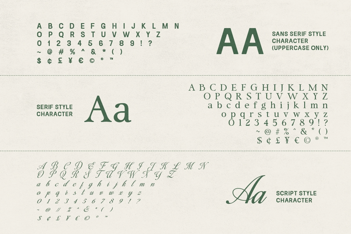 Royale Couture - Essential Font Trio