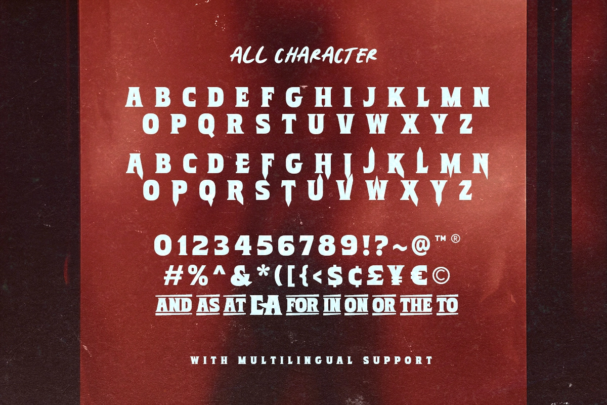 Burn to Death - Terrific Horror Font