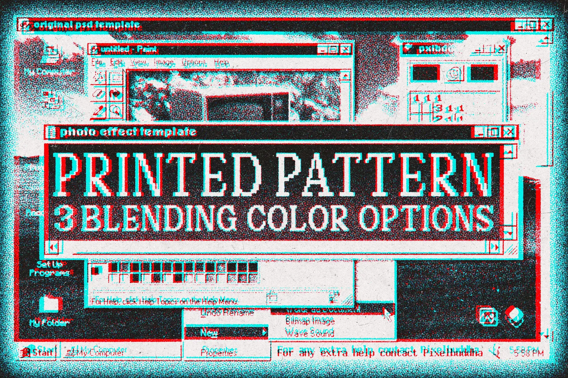 Printed Pattern Digital Effect