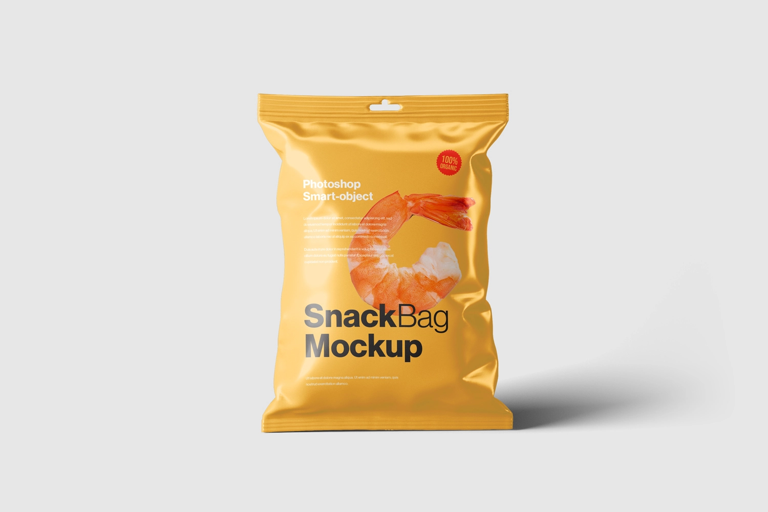 Snack Bag Packaging Mockups