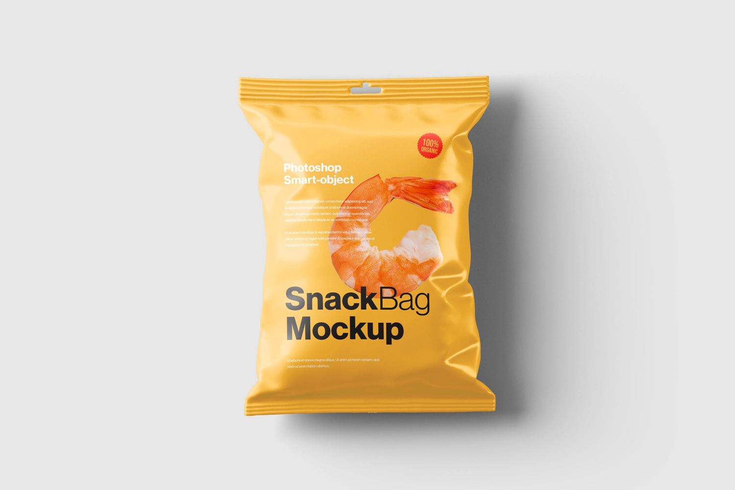 Snack Bag Packaging Mockups