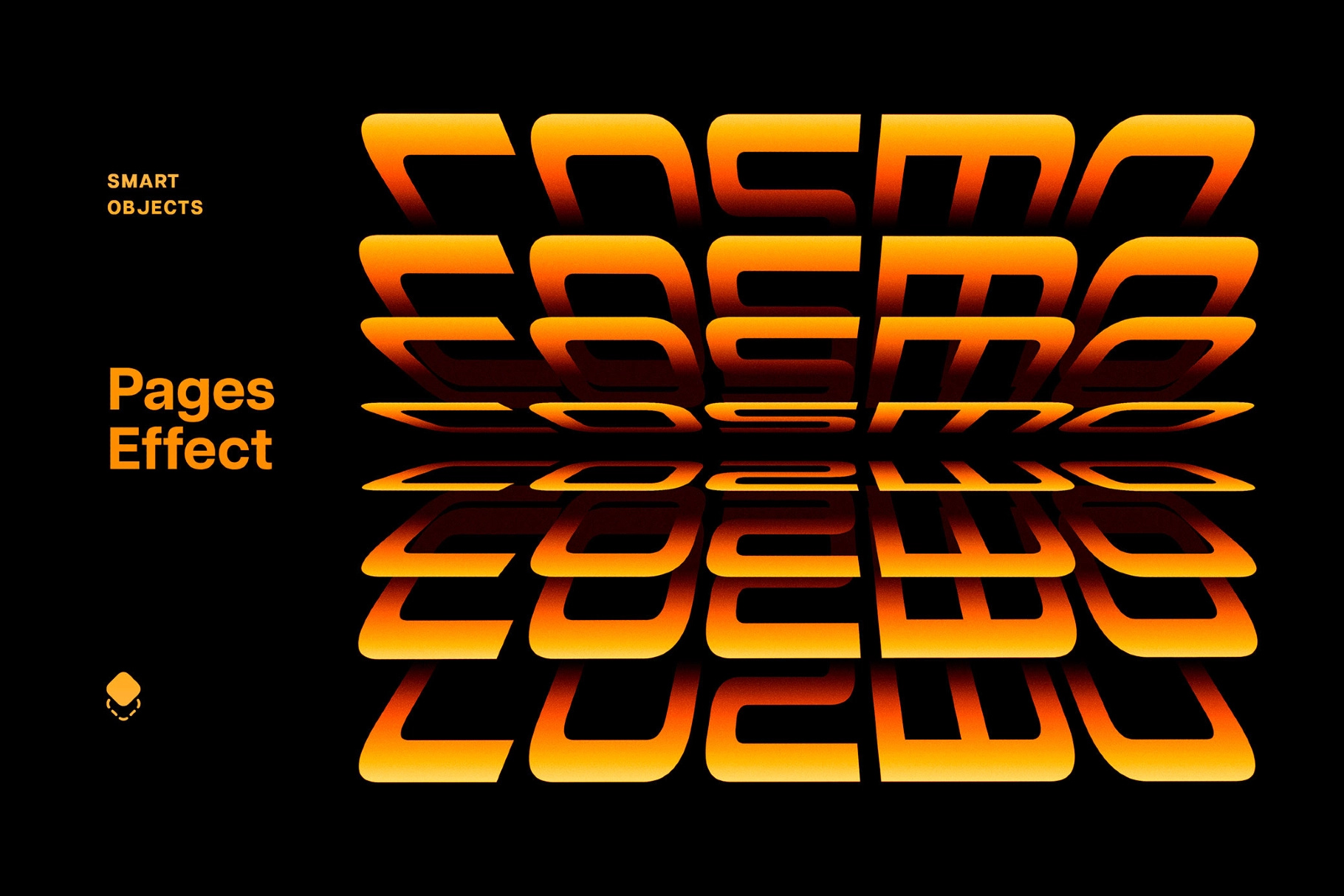 Layered Pages Text Effect