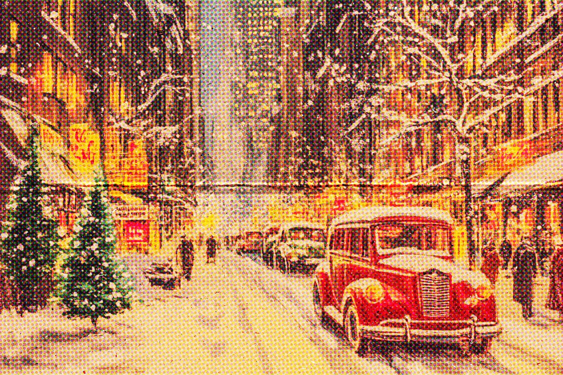 Vintage Postcard Poster Effect