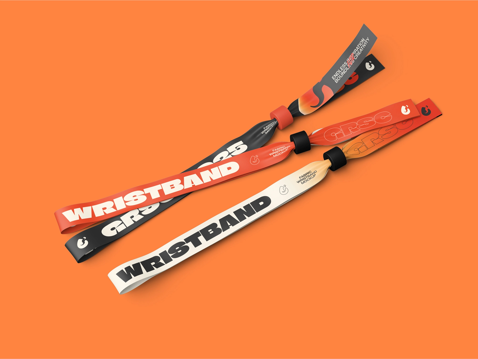 Branding Wristband Mockup