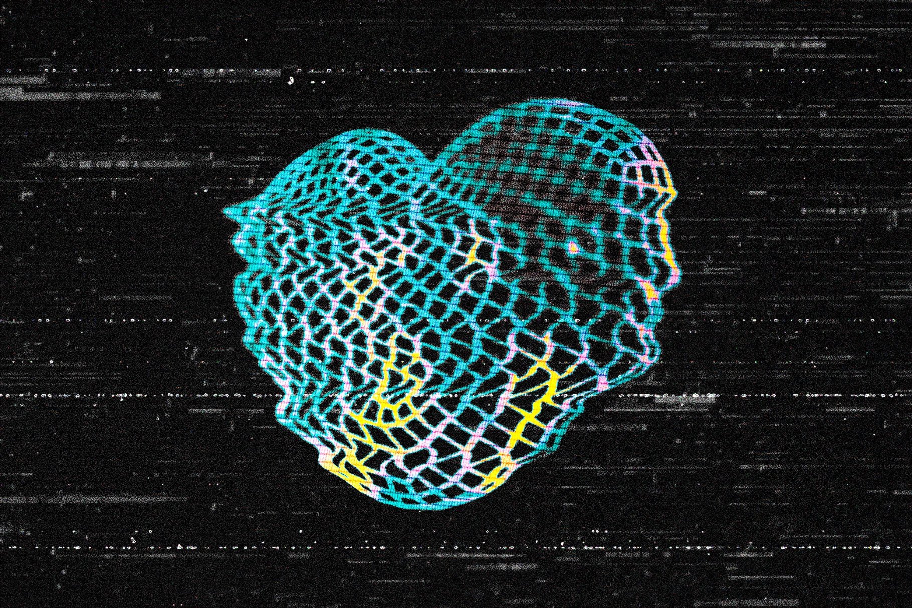 VHS Distorted Text Effect