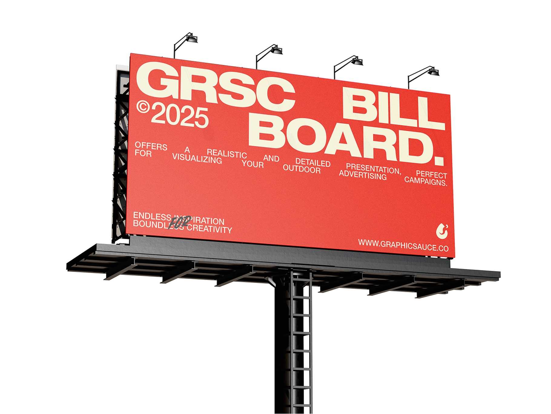 Outdoor Advertising Billboard Mockup