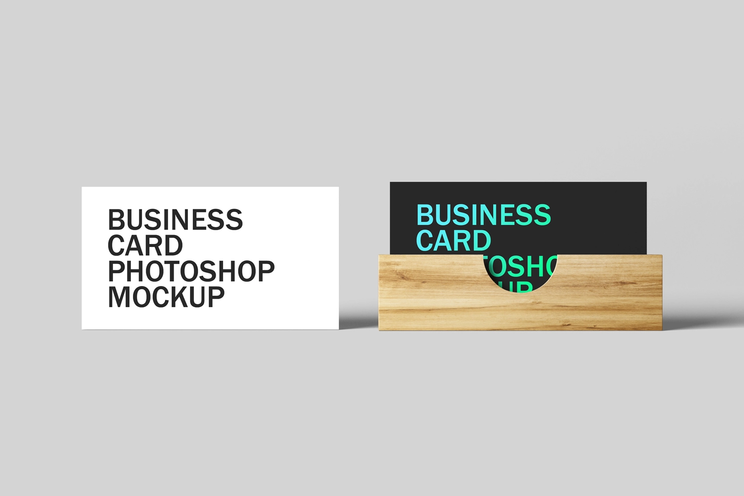 Business Card Mockups with Holder