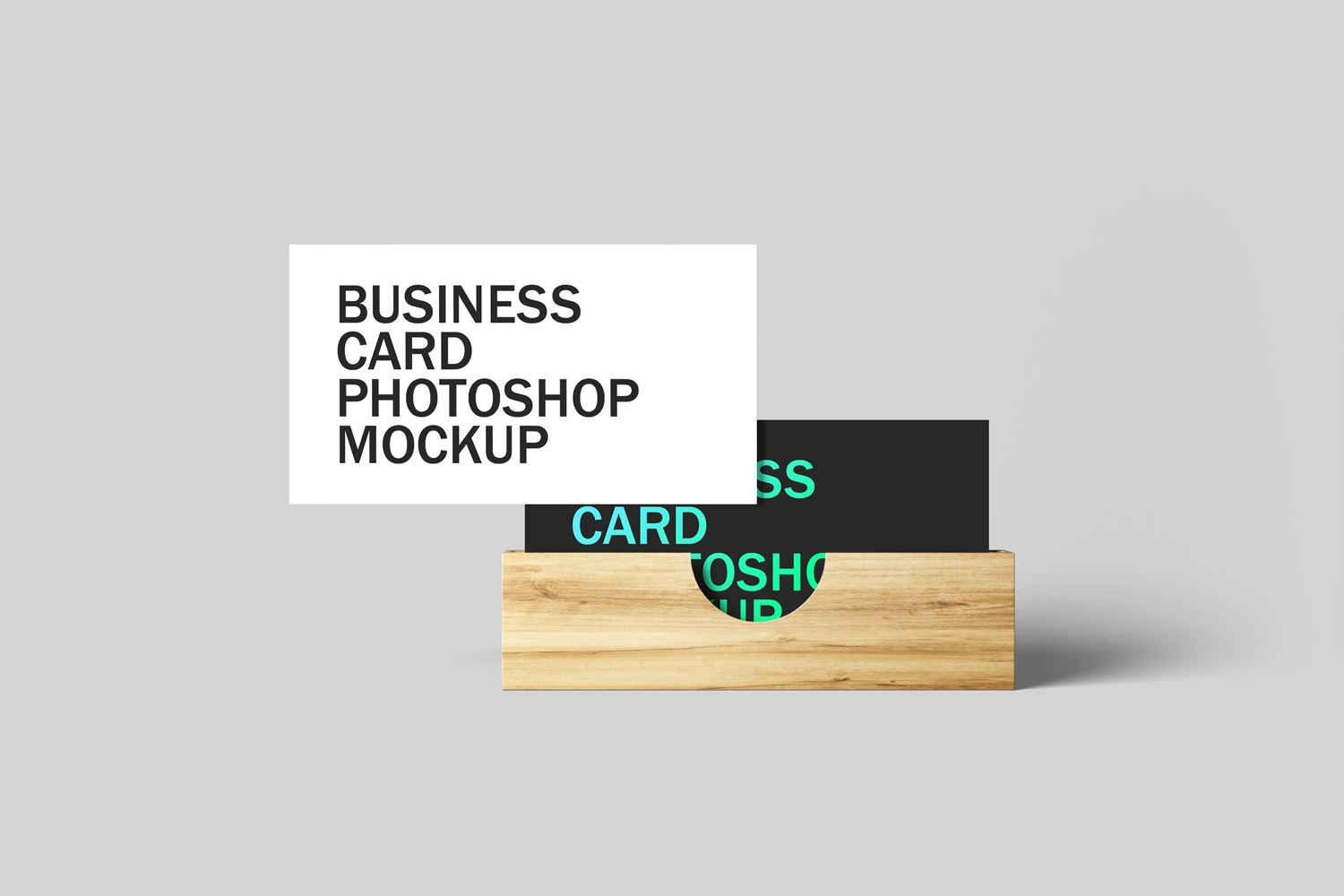Business Card Mockups with Holder