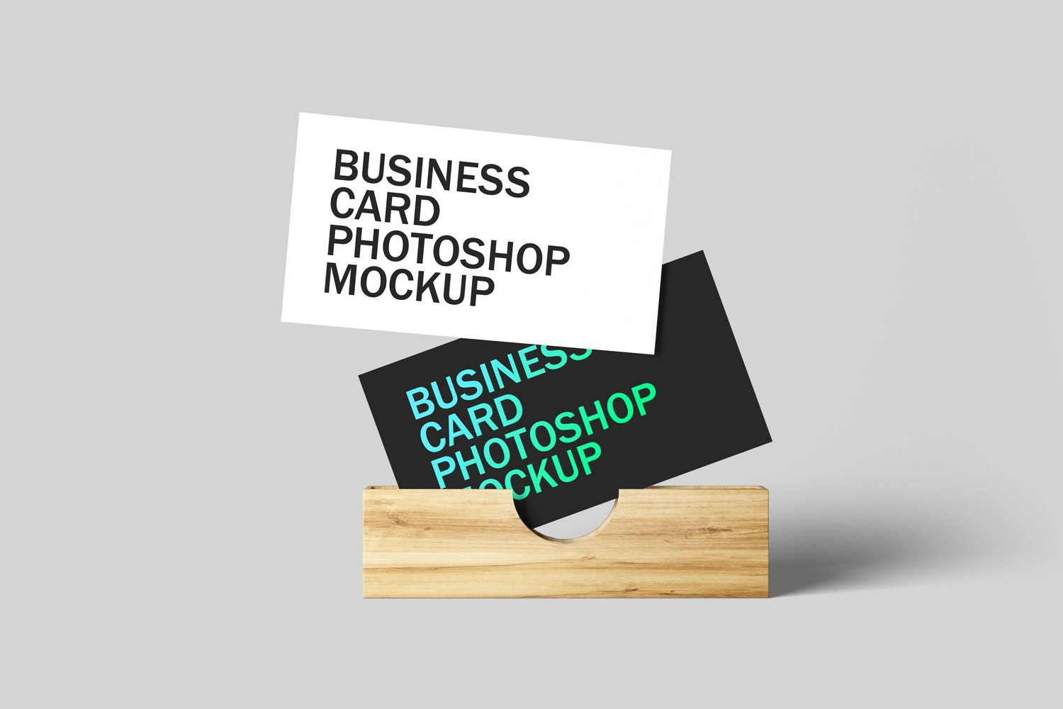 Business Card Mockups with Holder