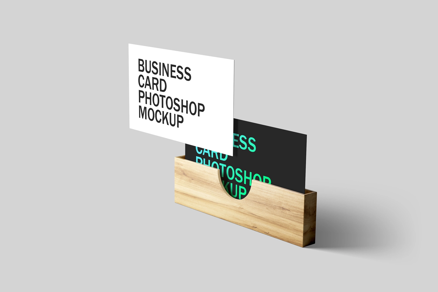 Business Card Mockups with Holder