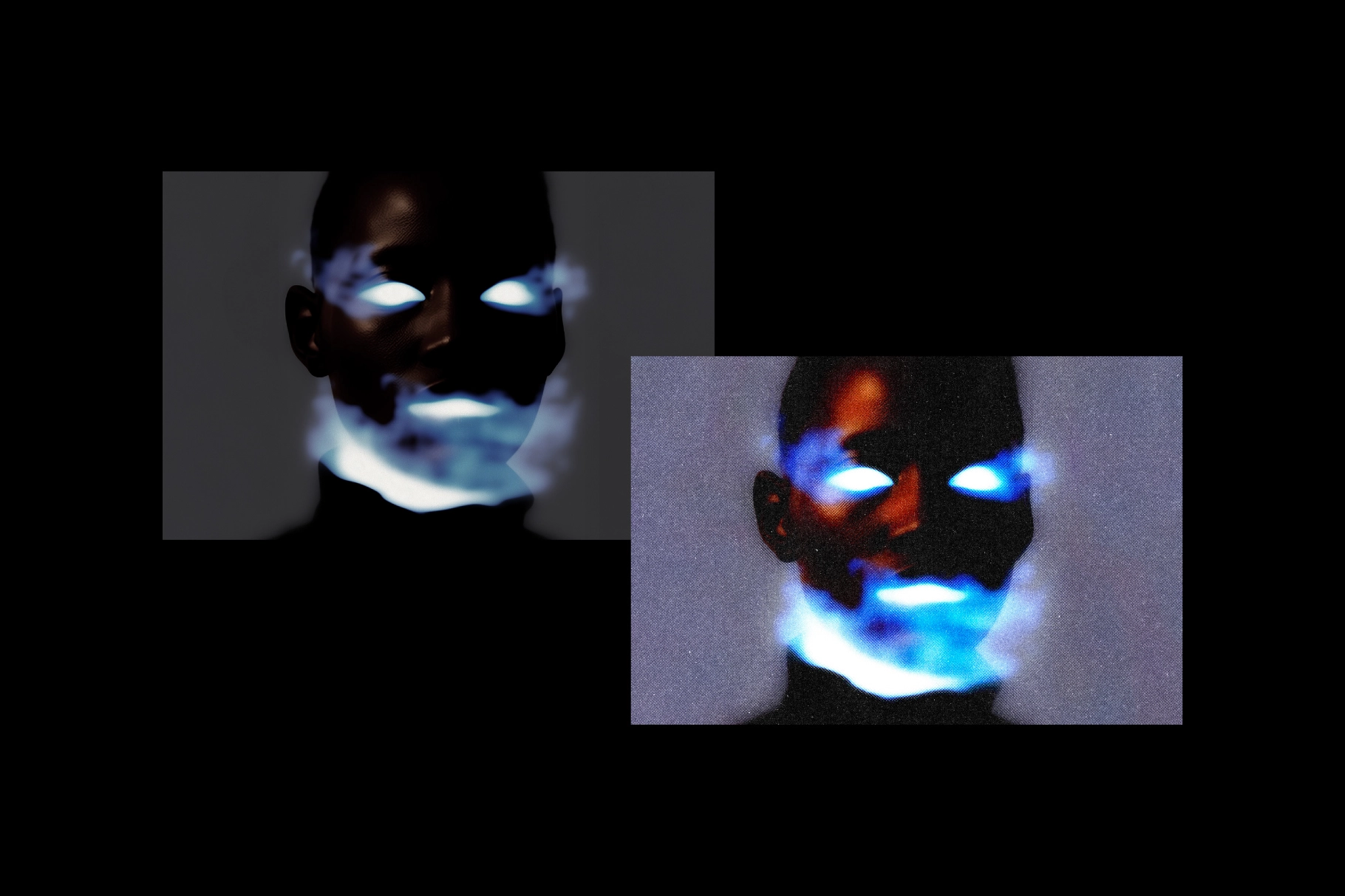 Radiant Halftone Photo Effect