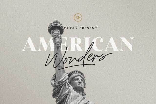 American Wonders - Font Duo