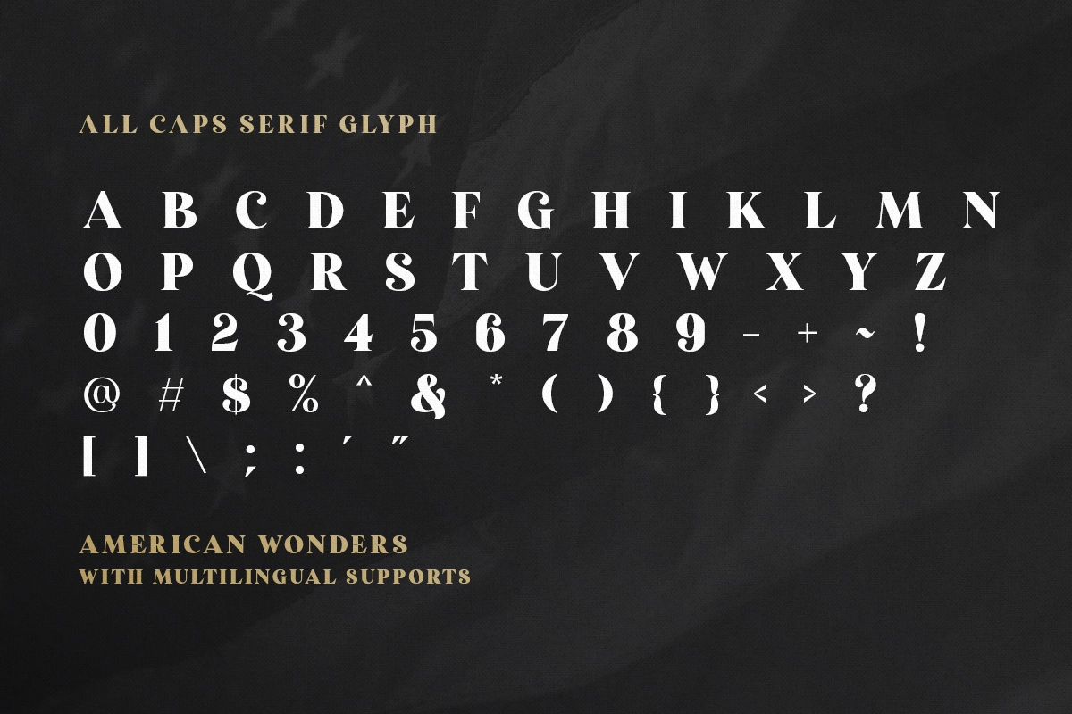 American Wonders - Font Duo