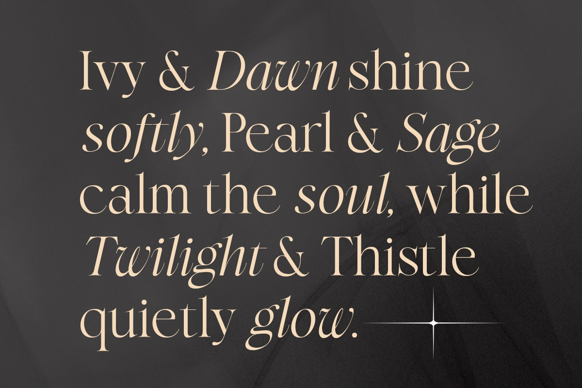 Perfect Harmony - Aesthetic Serif