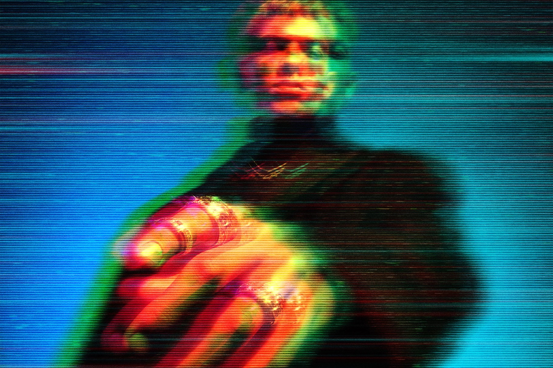 Glitching Anaglyph Photo Effect