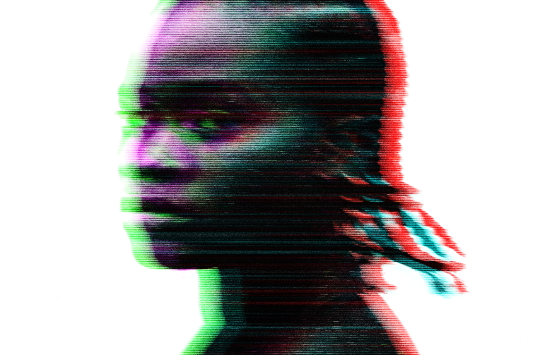 Glitching Anaglyph Photo Effect
