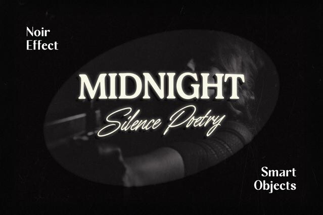 Noir Photo & Text Effect