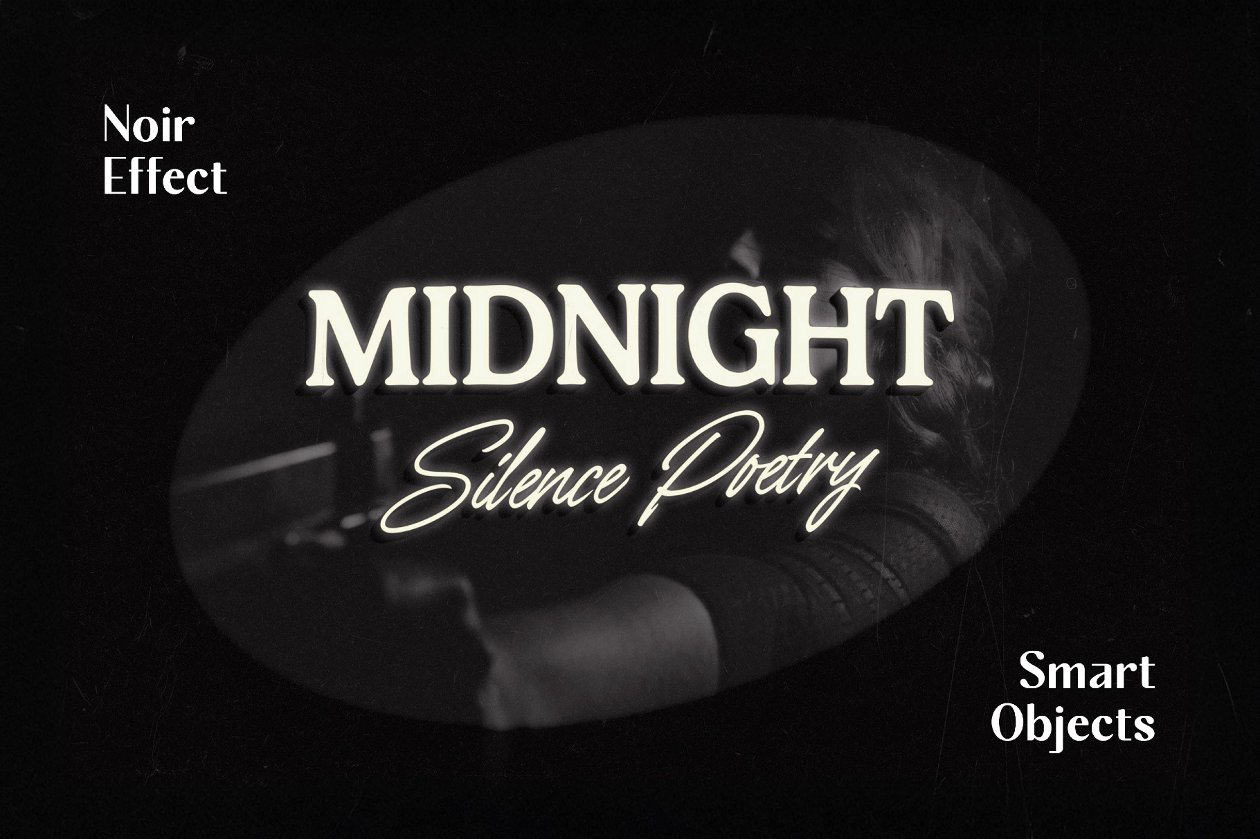 Noir Photo & Text Effect