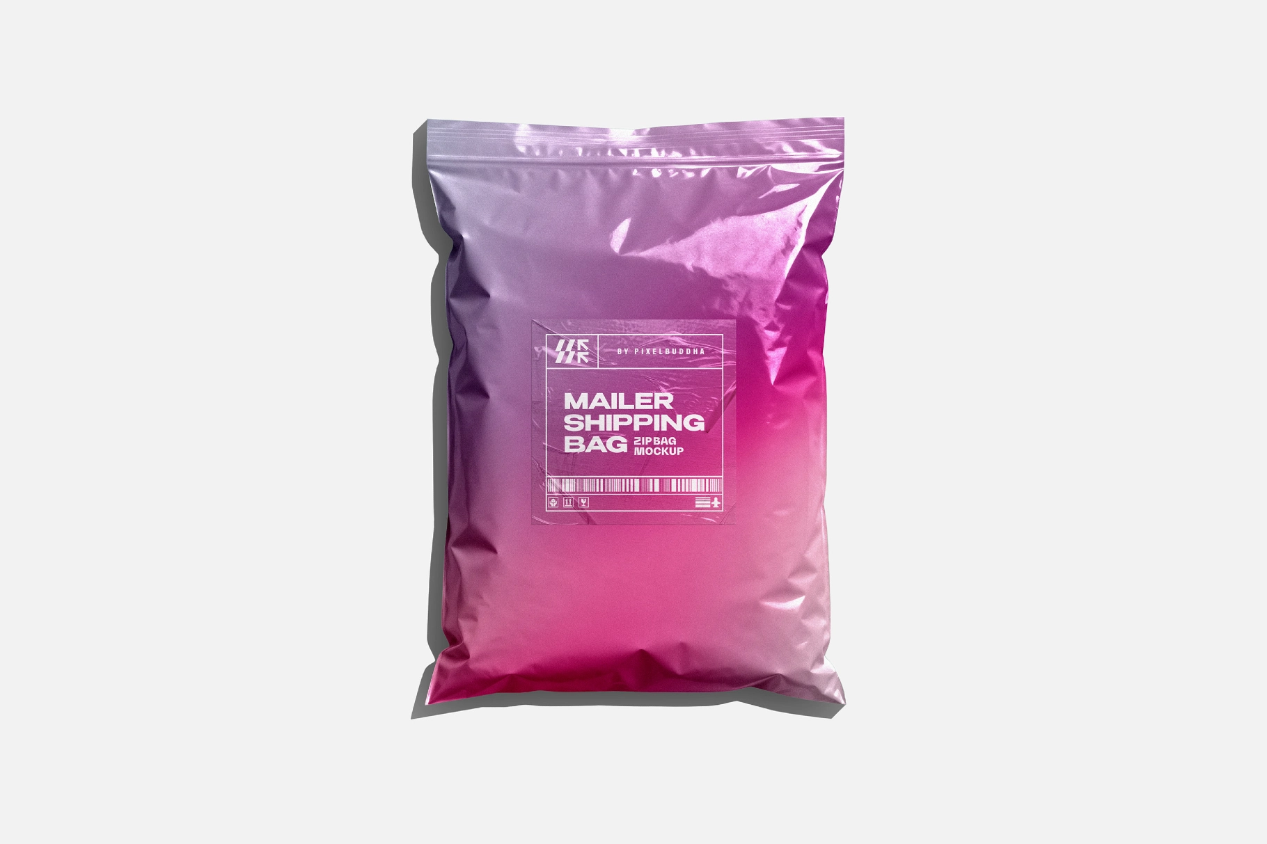 Plastic Mailing Bag Mockup