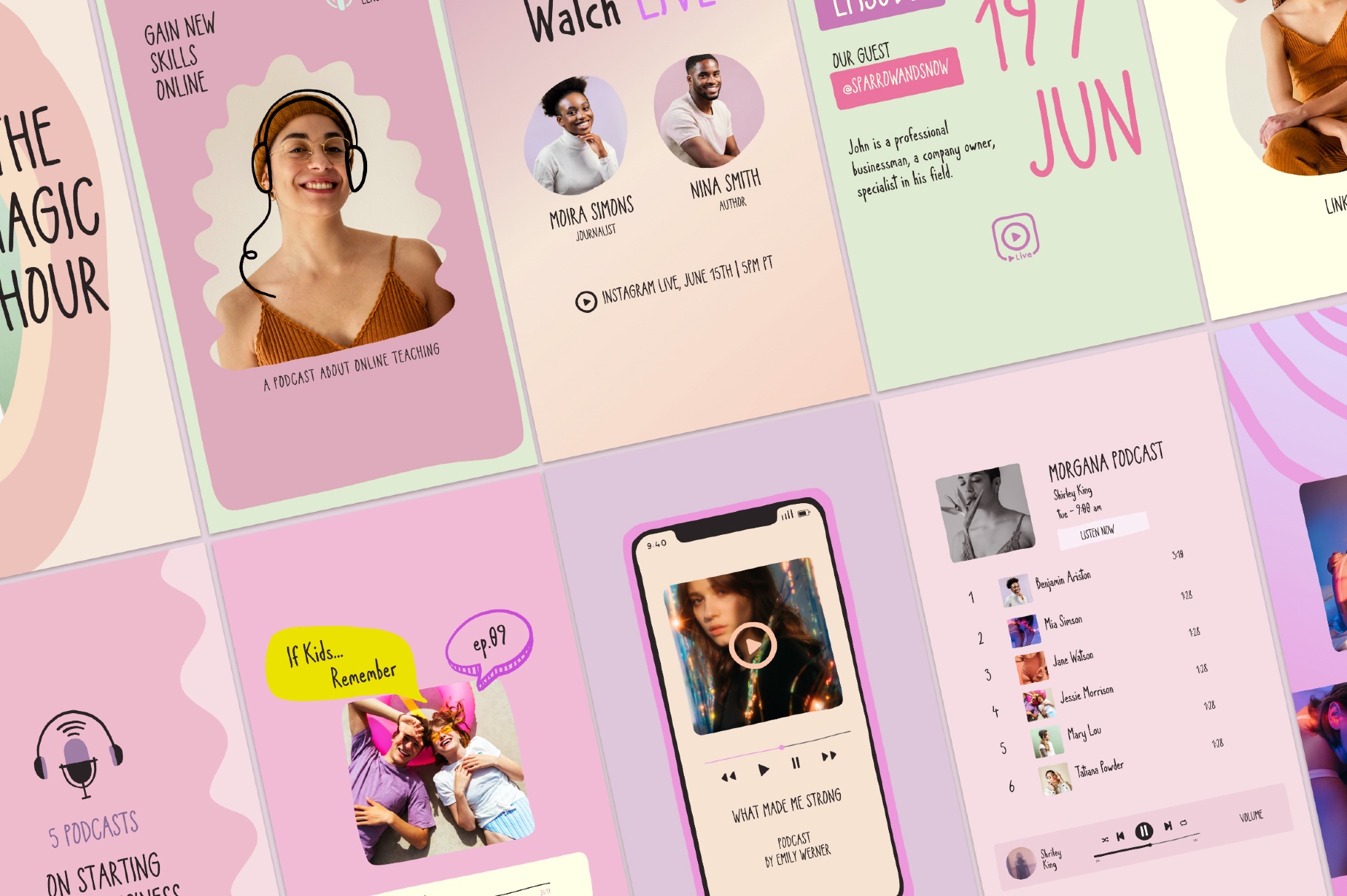 Podcast and Live Instagram Creator