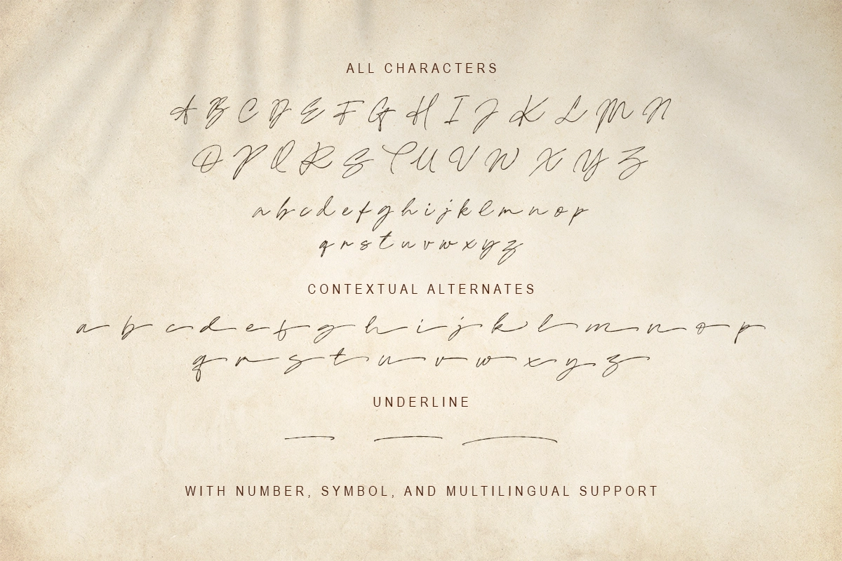 Nice Memory - Nostalgic Script