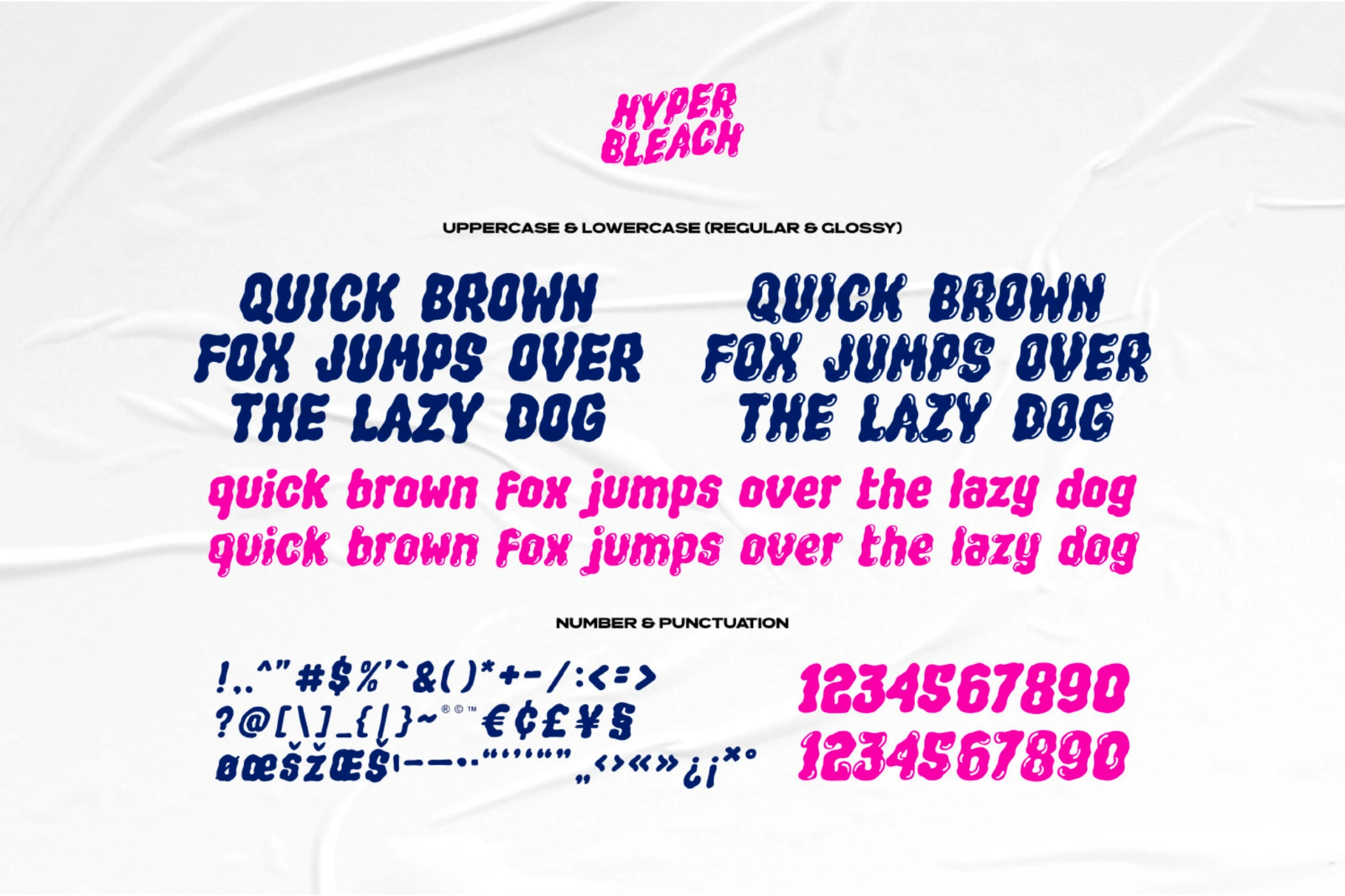 Hyper Bleach - Liquid Font