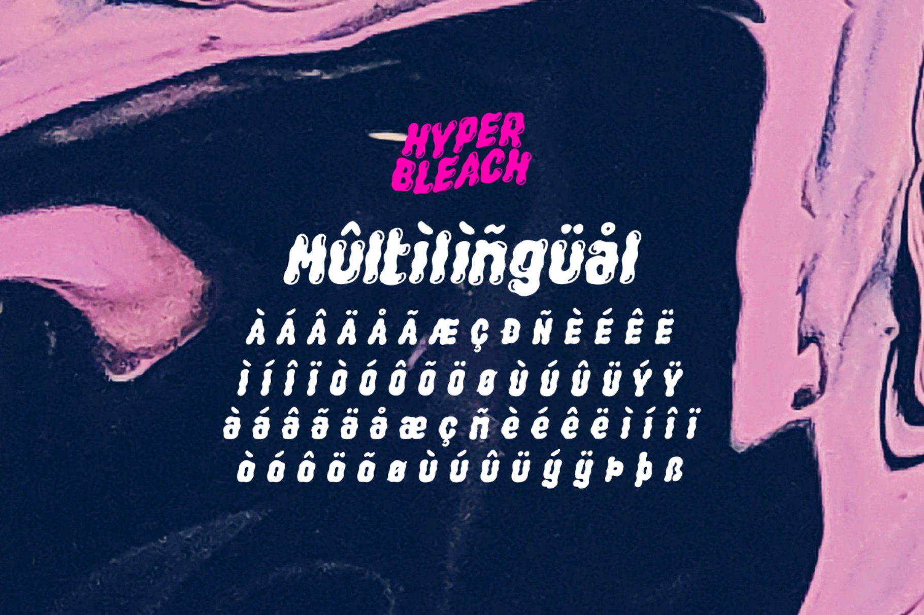 Hyper Bleach - Liquid Font