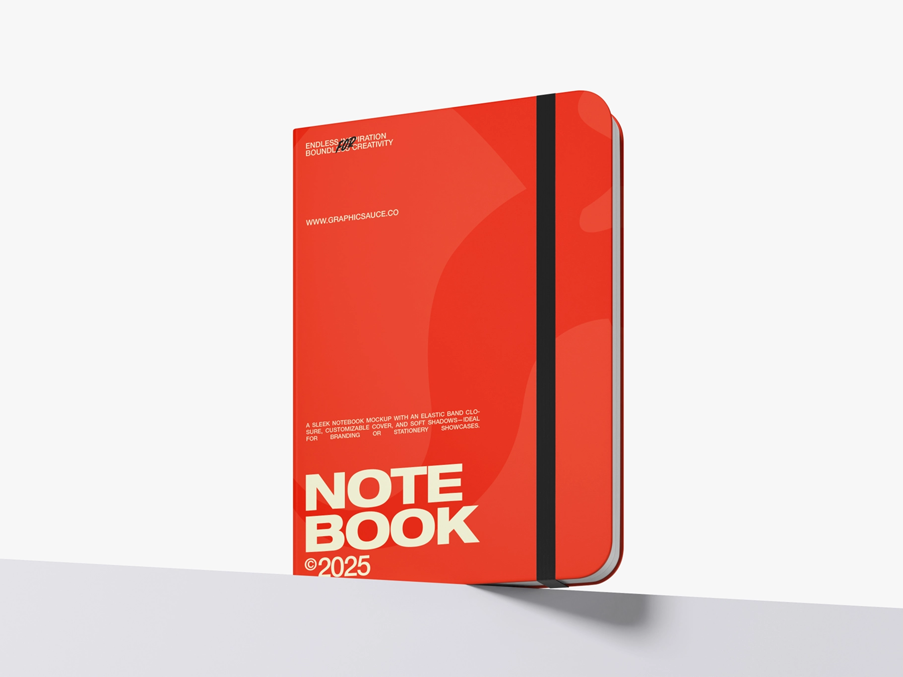 Hard Cover Notebook Mockup