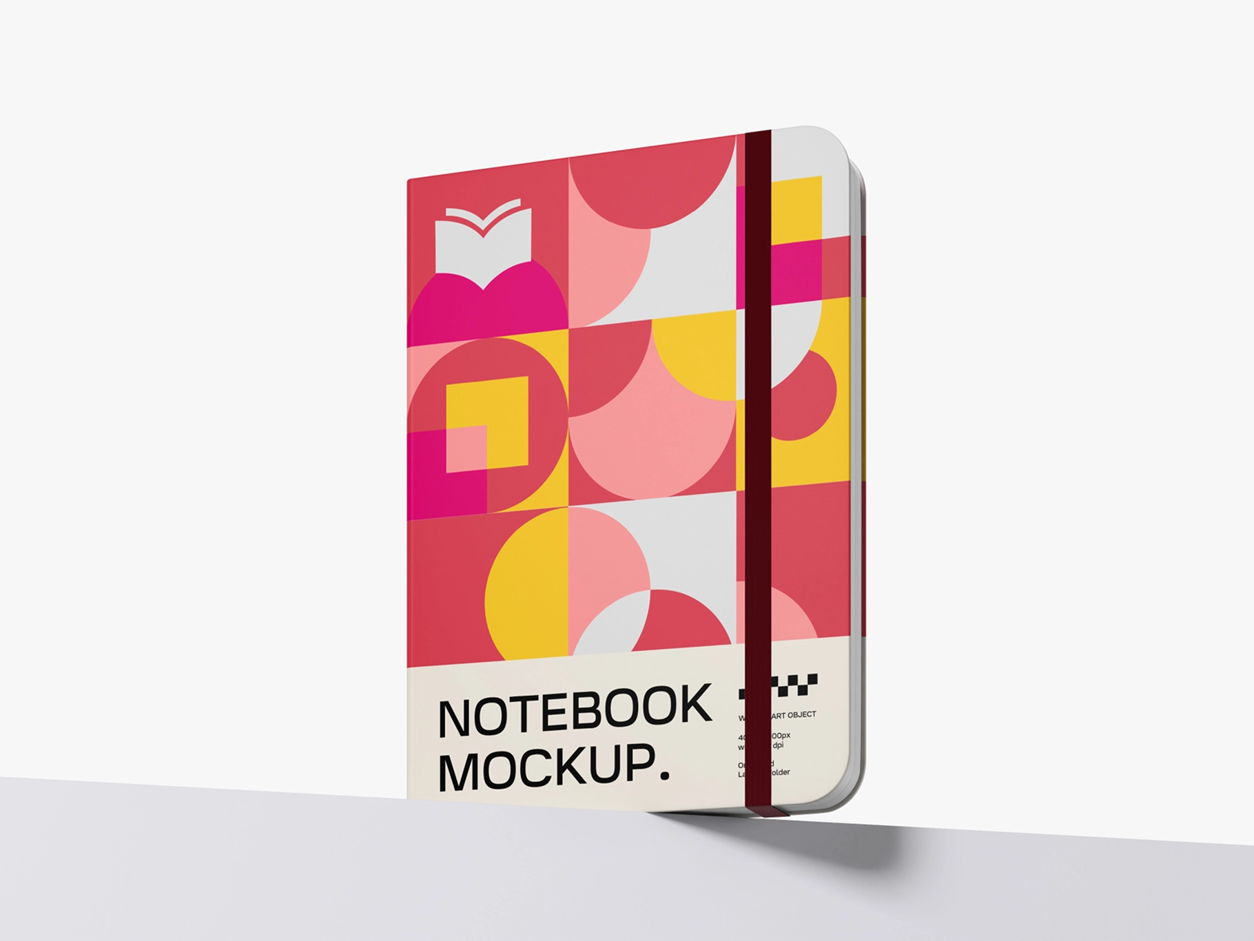 Hard Cover Notebook Mockup