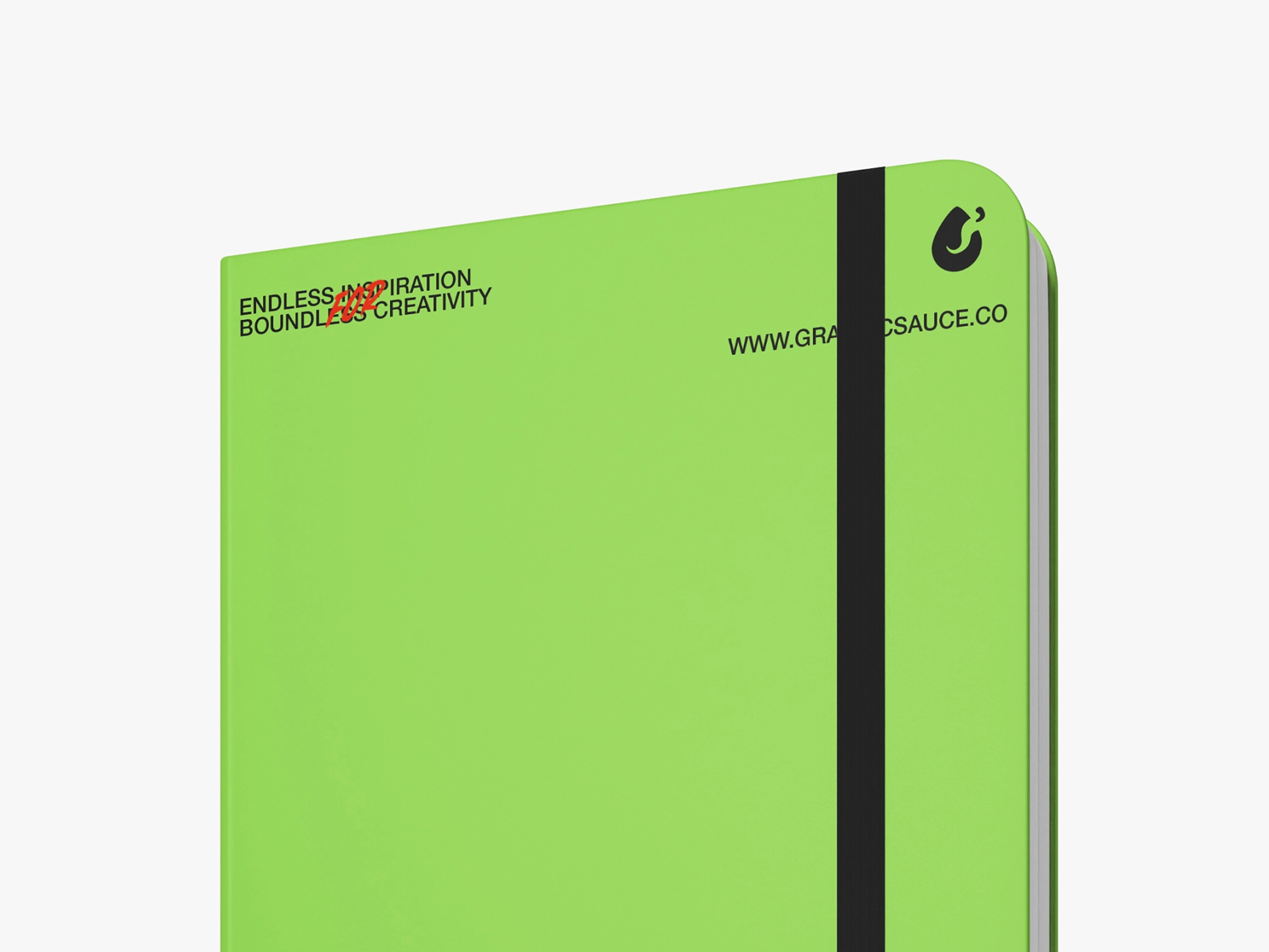 Hard Cover Notebook Mockup