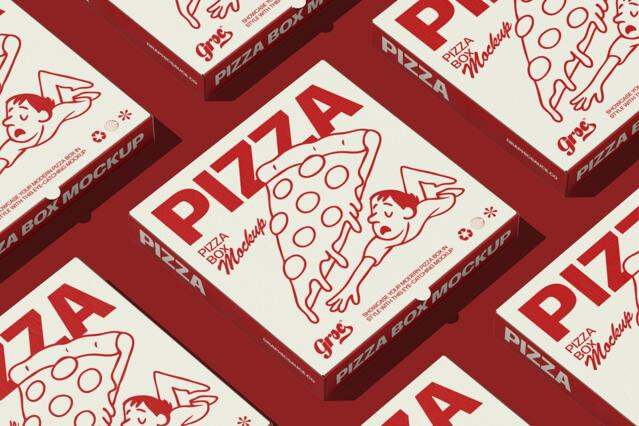 Pizza Box Mockup