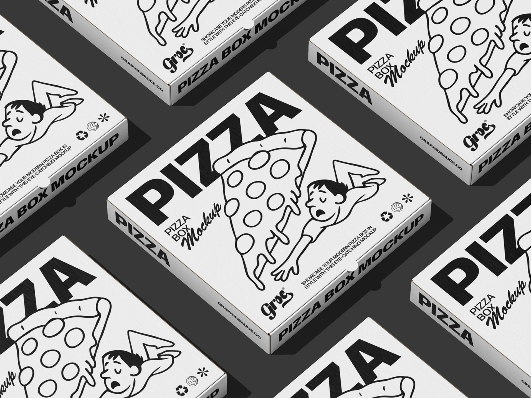Pizza Box Mockup