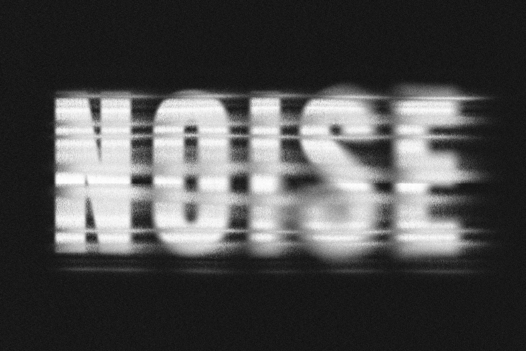 Storm Noise Text Effect