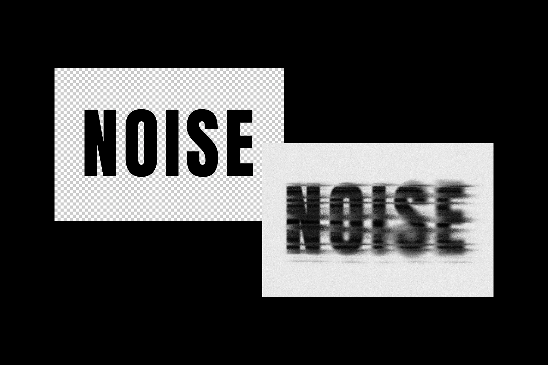 Storm Noise Text Effect