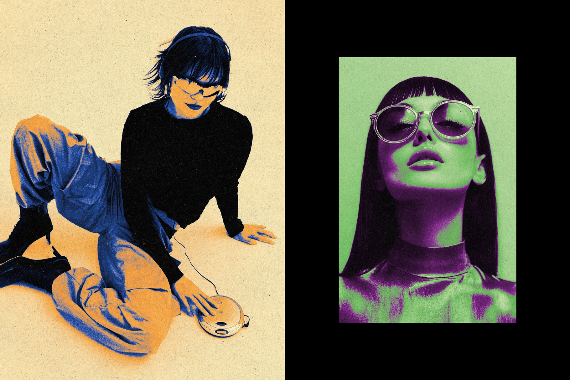 Acid Risoprint Photo Effect