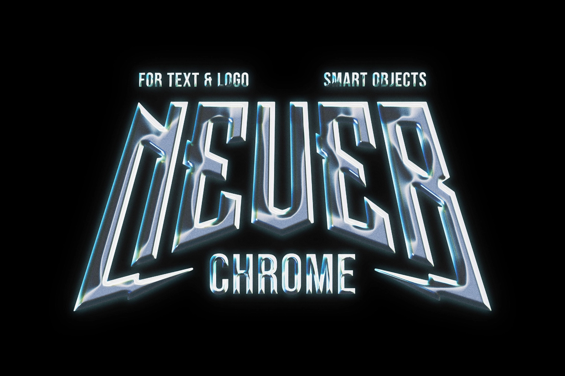 Chrome Text & Logo Effect