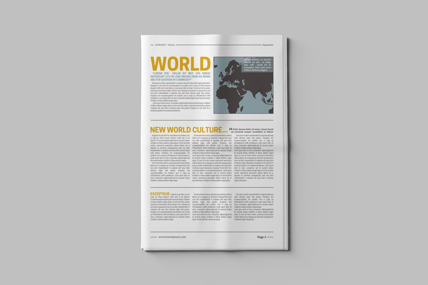 Newspaper Mockups