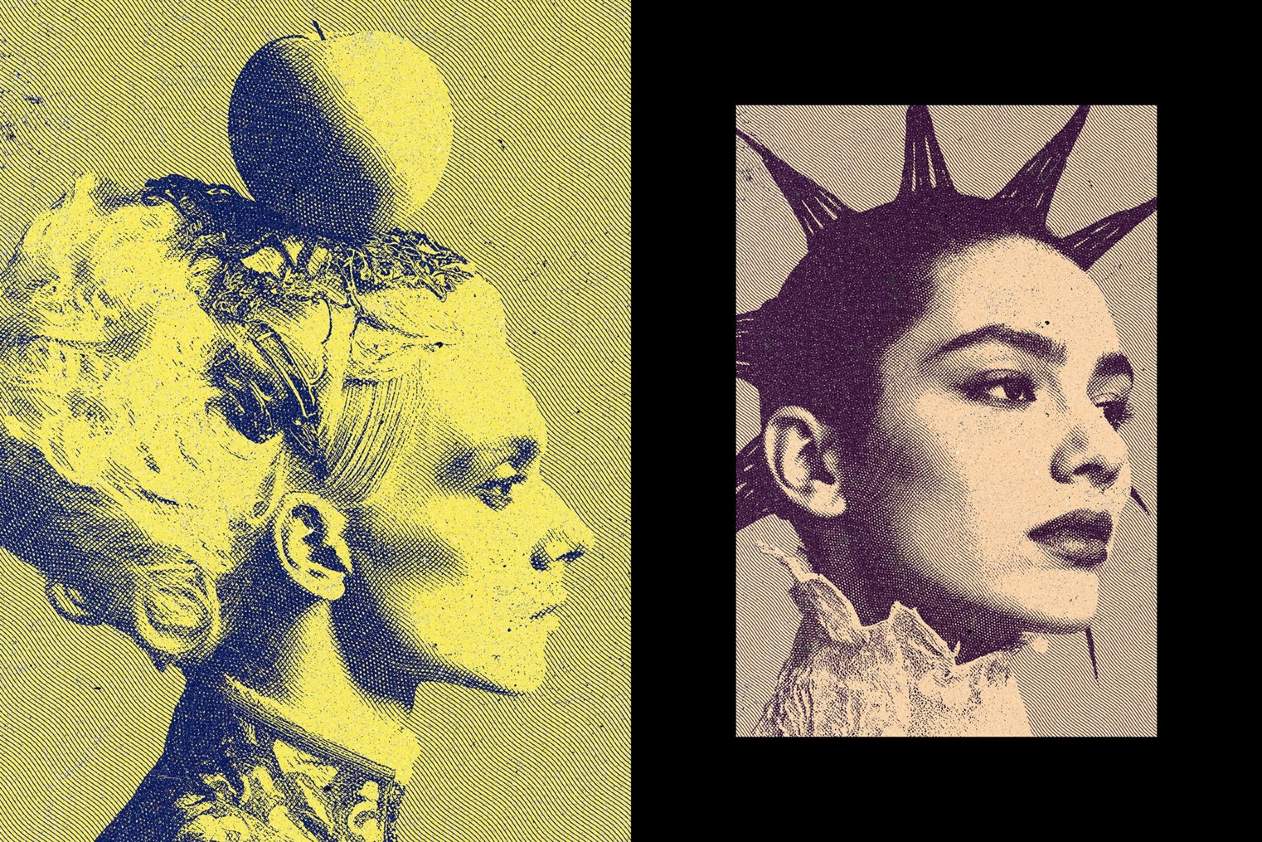Color Engraving Photo Effect
