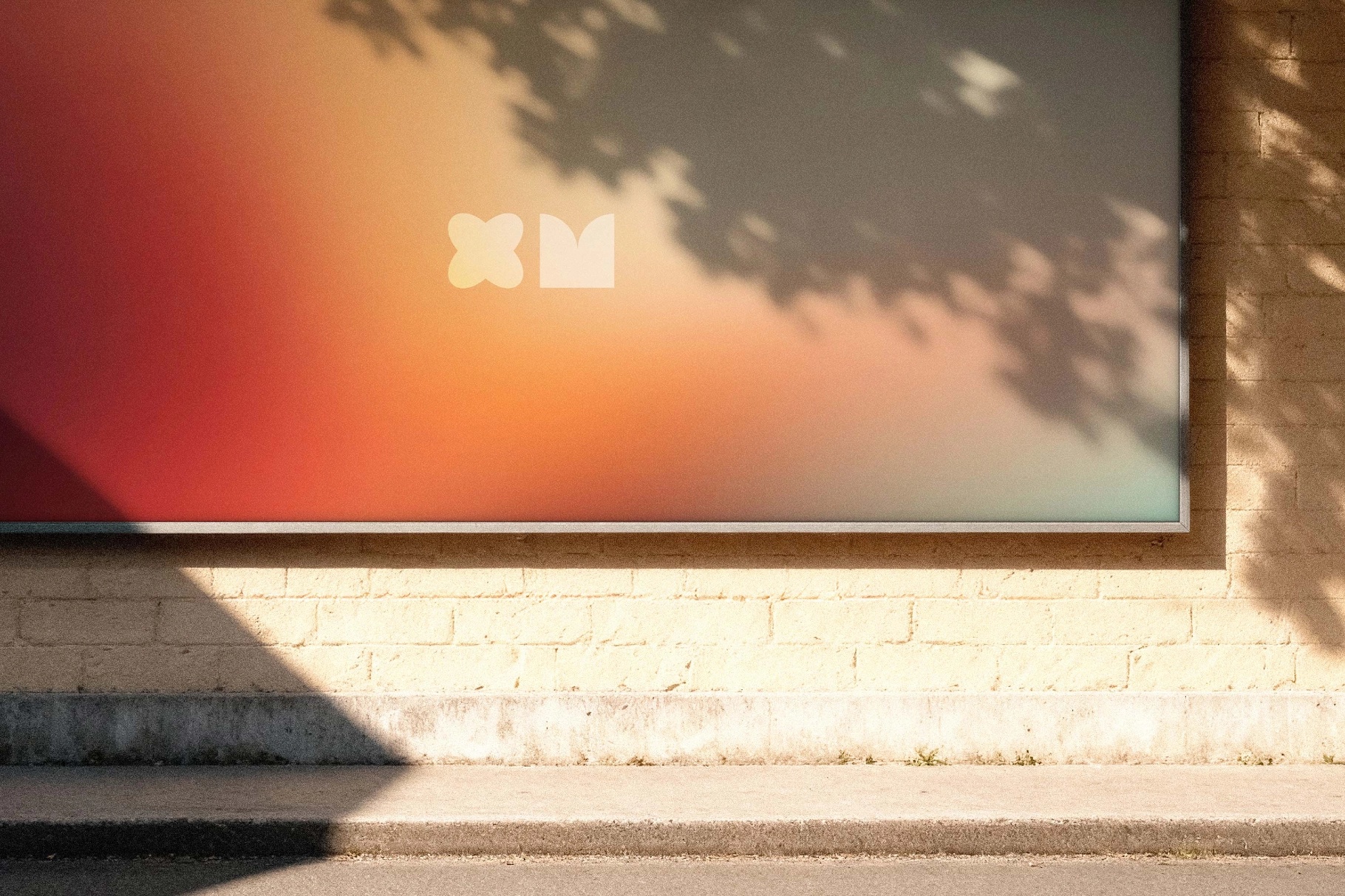 Outdoor Wall Billboard Mockup
