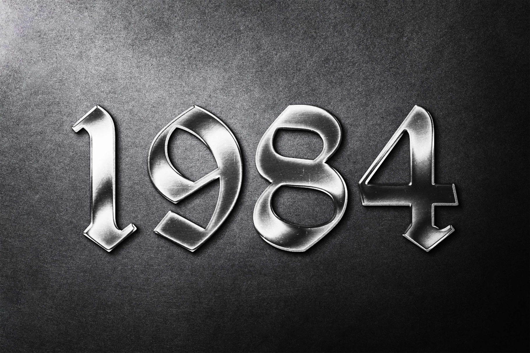 Realistic Silver Text & Logo Mockup