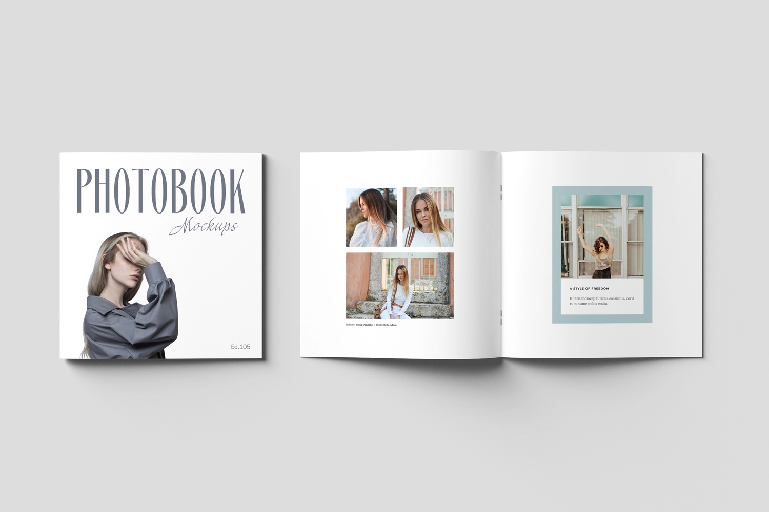Square Brochure Mockup