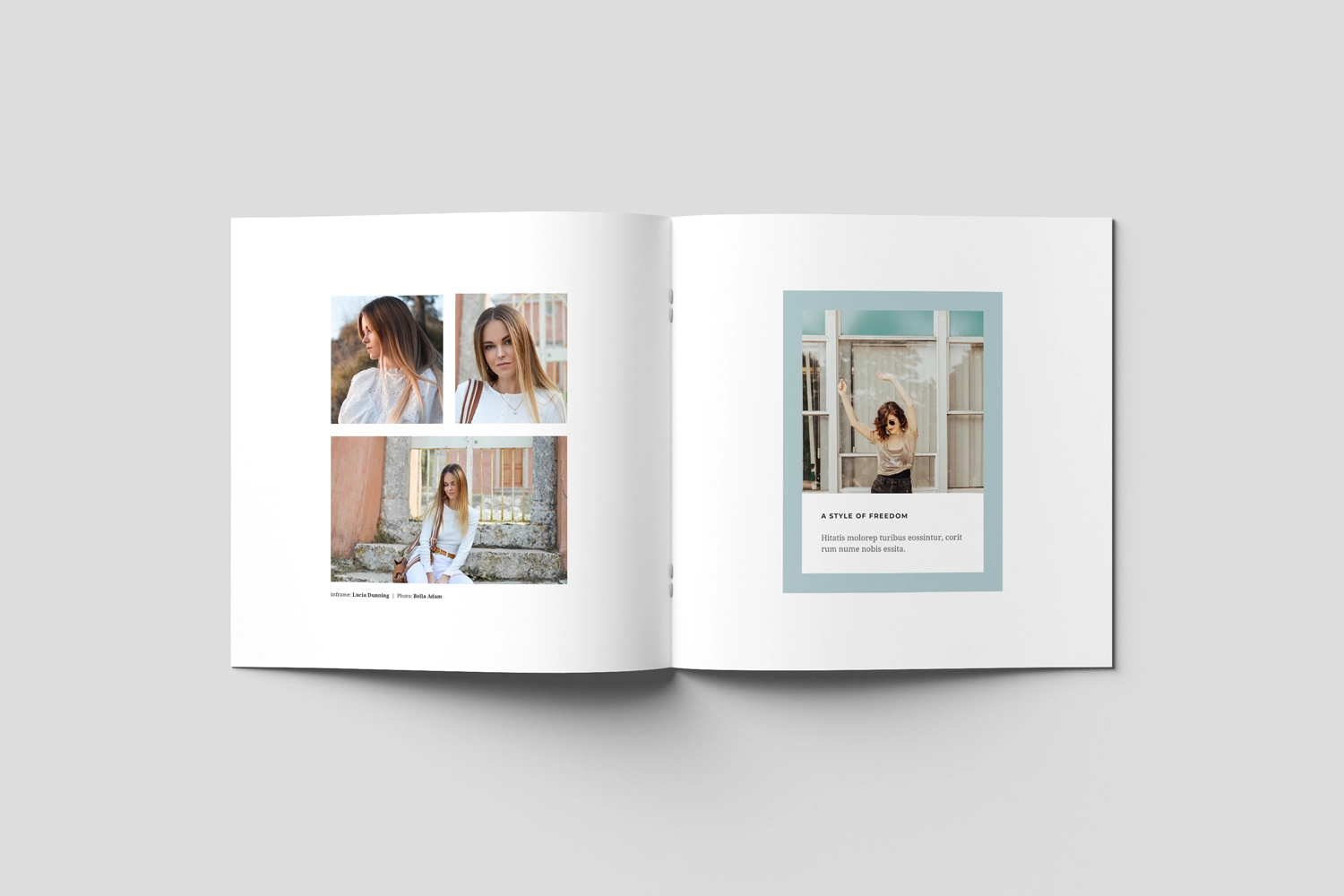 Square Brochure Mockup