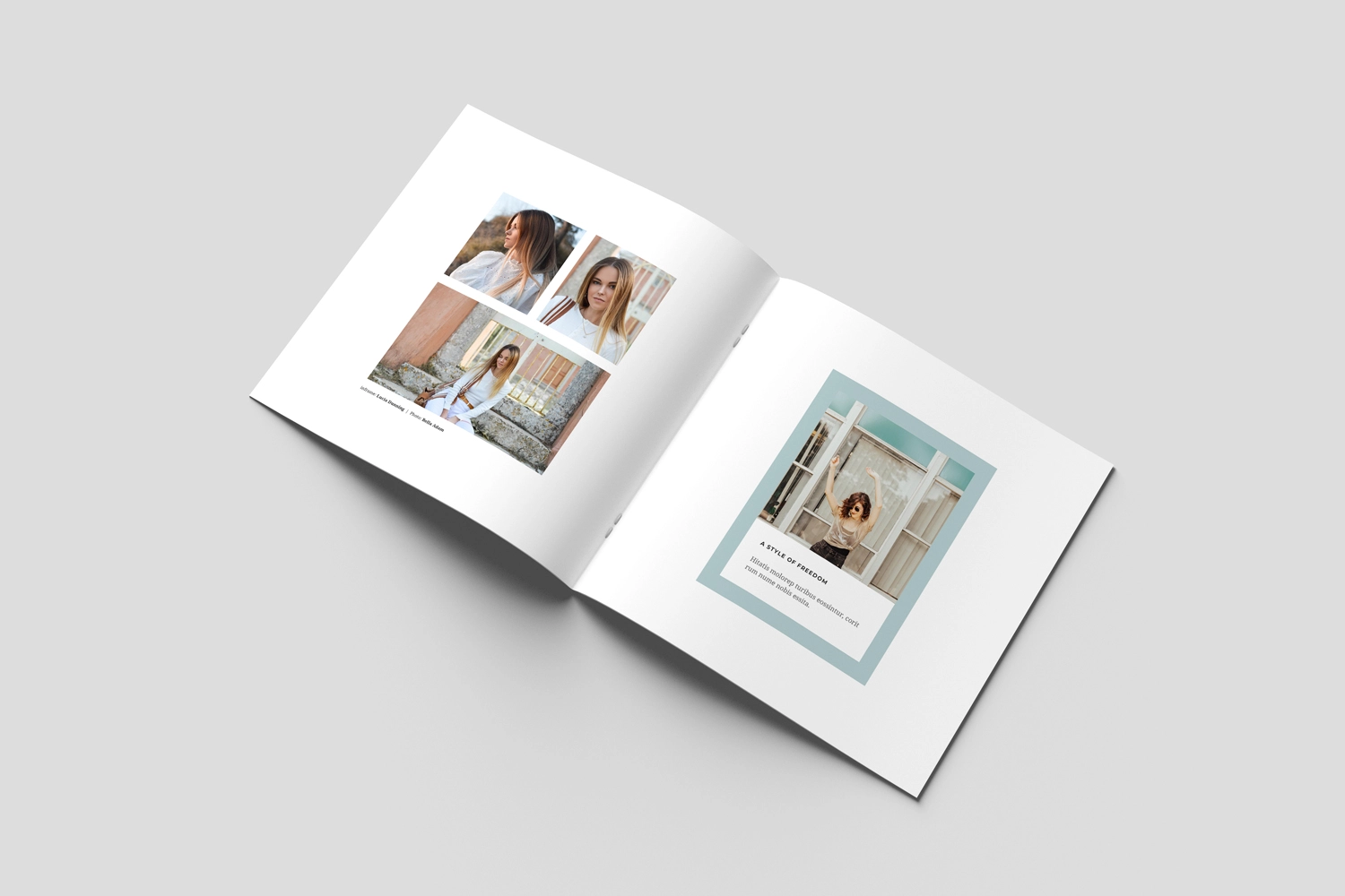 Square Brochure Mockup