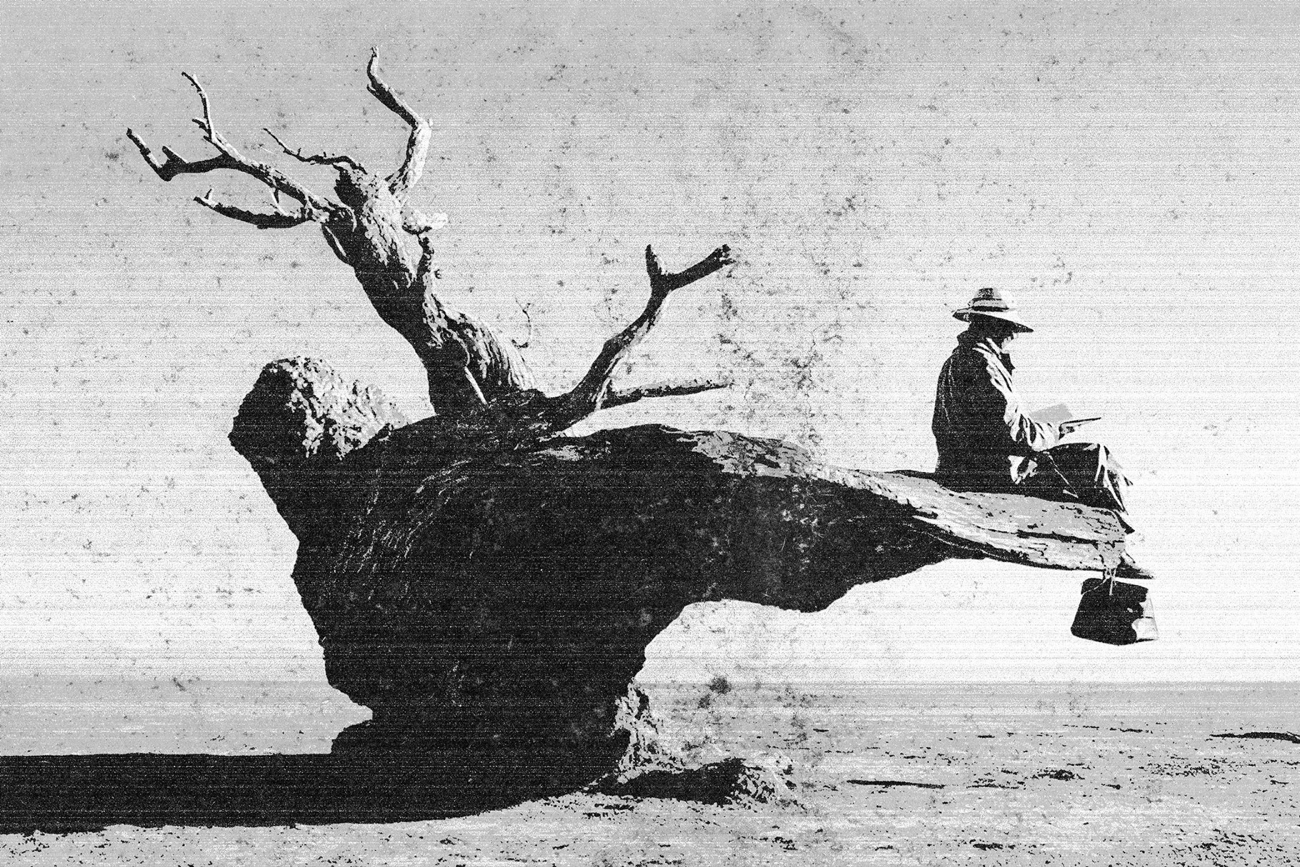 B&W Copy Print Photo Effect