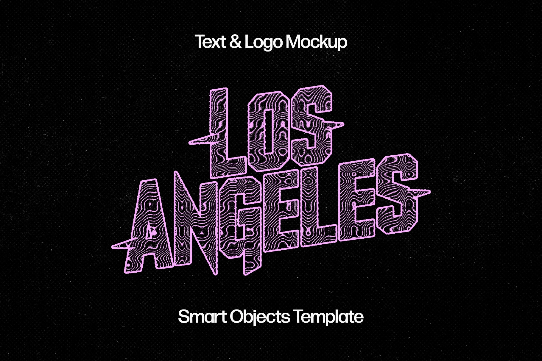 Trippy Ink Stamp Text Effect