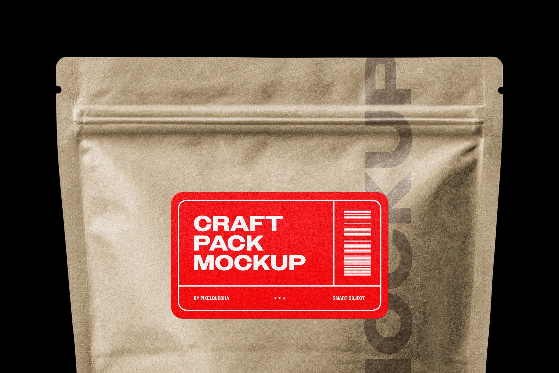 Craft Package Bag Mockup